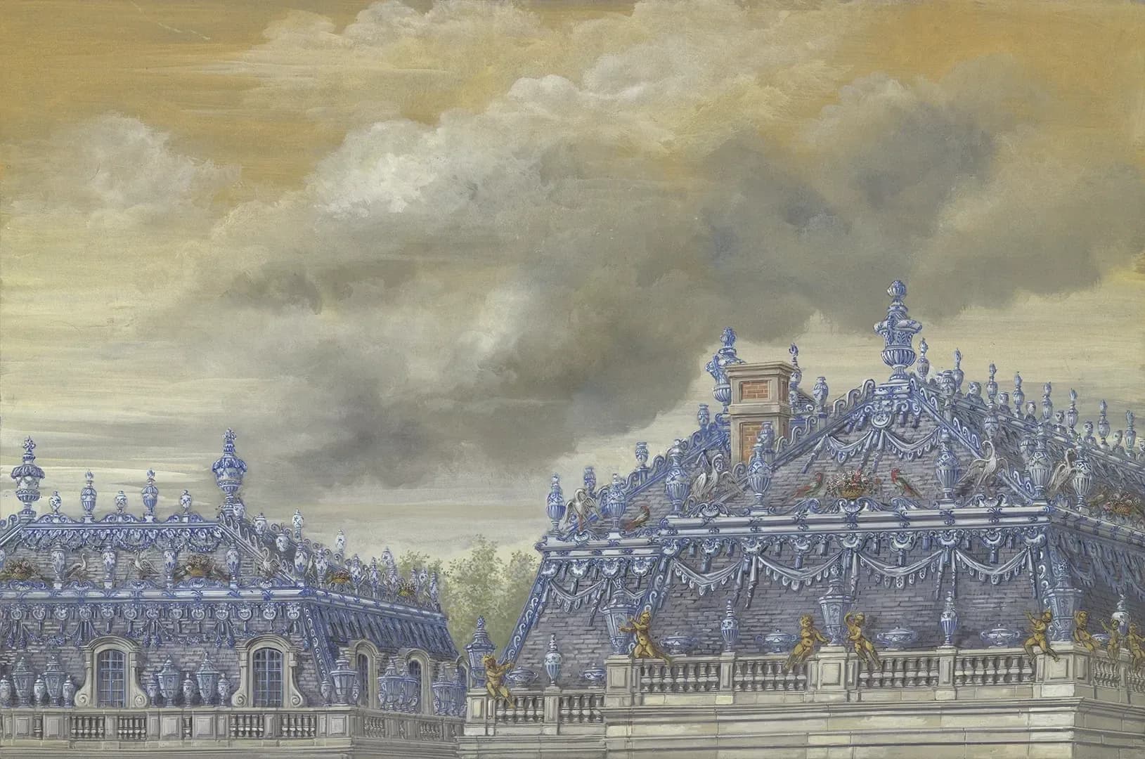 Trianon de Porcelaine - Toitures